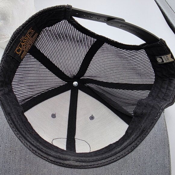 Salty Crew Bottom Dweller Retro Mens Gray Trucker Hat Fishing Outdoors Casual - Picture 7 of 10